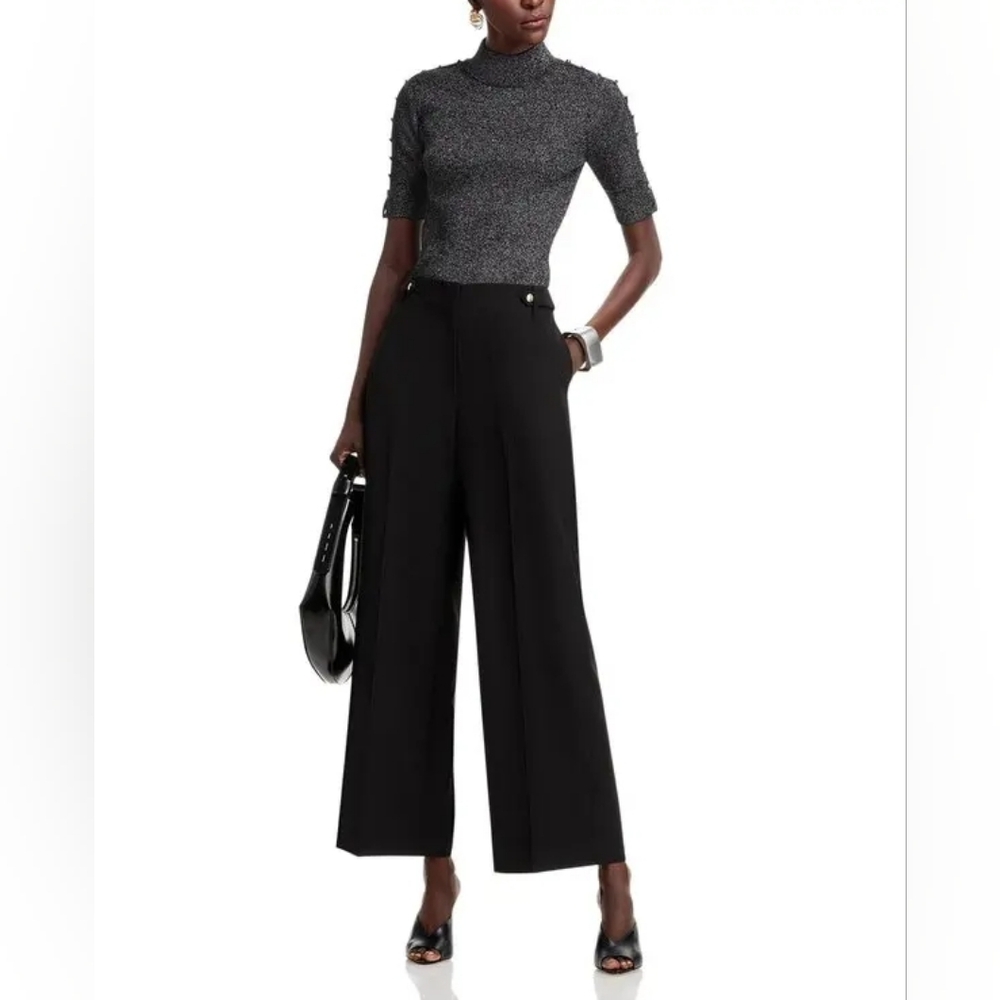 NWT ELIE TAHARI | $295 Darien Wide Leg Pants - Picture 1 of 5